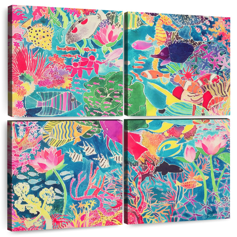 Brampt Underwater Rainbow, 38" H x 38" W