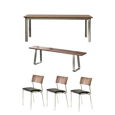 High quality solid wood table set