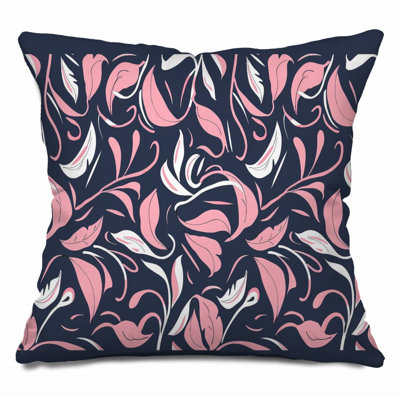 Floral Throw Pillow, Art Cotton Twill Pillows_12394