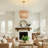 4 - Light Dimmable Rattan Lantern Chandelier