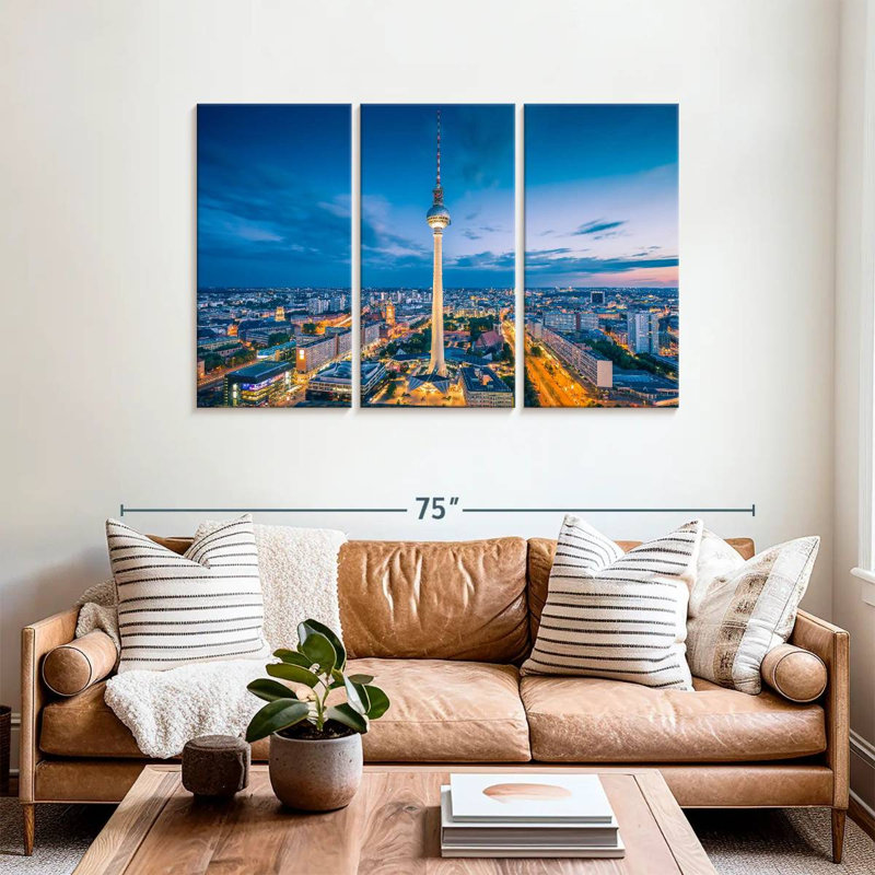 Syd Alexanderplatz TV Tower, 36" H x 57" W