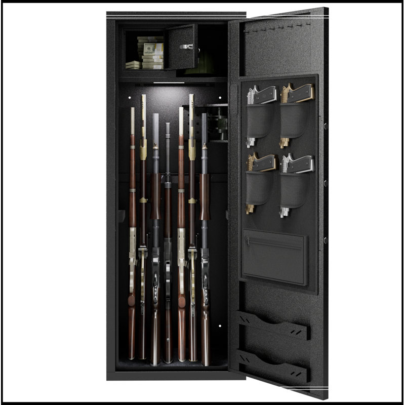 Armoire de bureau avec verrou d'empreinte digitale