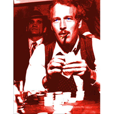 «Poker Face - Paul» par Larry Laslo, impression sur toile tendue
