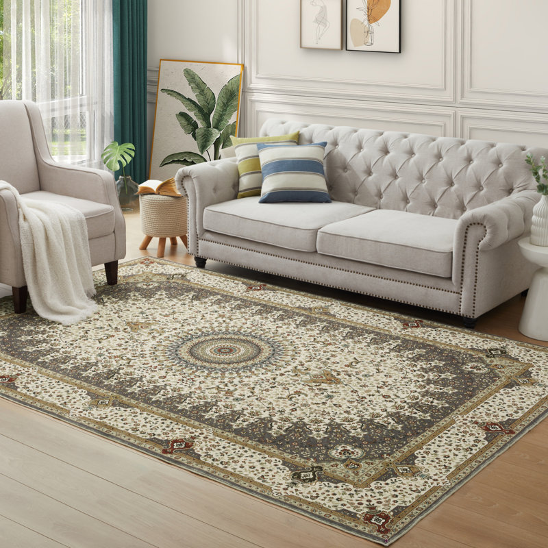 Oriental Machine Tufted Shag Area Rug, Rectangle 80 x 150 cm