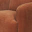 Chaise rembourrée en tissu brun Saga-1604825704