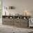  56.5"W Modern Fluted 4-Drawer Dresser With 2 Large Open Storage-308032846