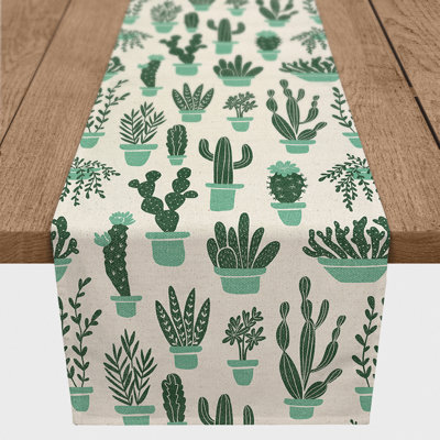 Chemin de table Houseplants On Linen
