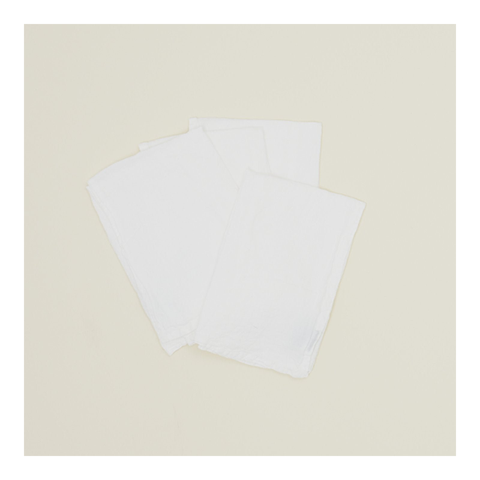Simple Linen Napkin, White