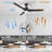 52-inch Smart Ceiling Fan with Remote, Light Kit Included