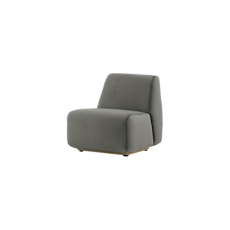 Dilly Upholstered Armchair, Grey