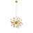 Clyde 12 - Light Dimmable Sputnik Modern Linear Chandelier