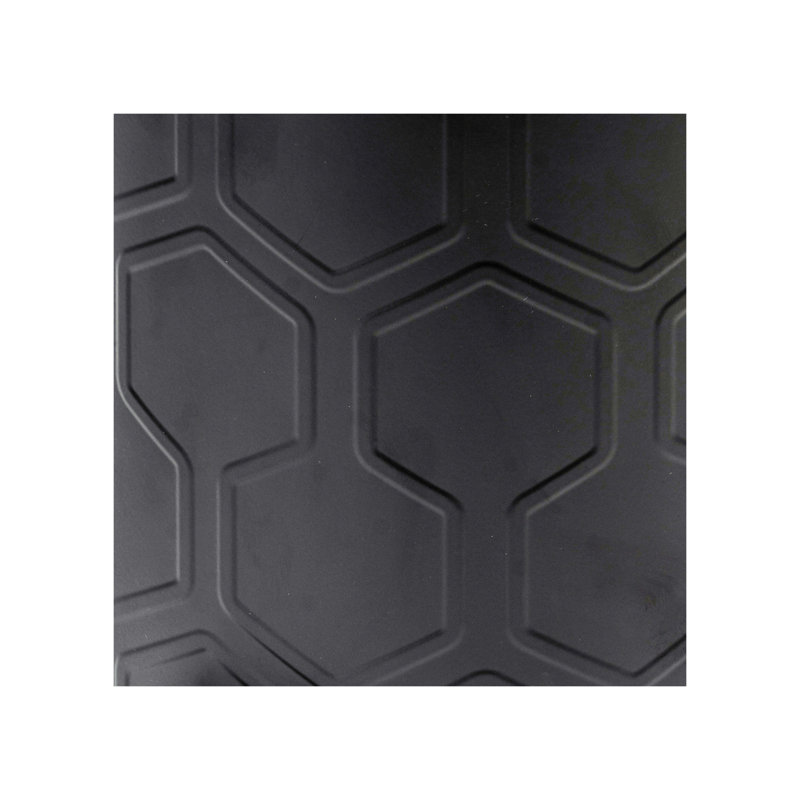 Hex Free Standing Toilet Brush and Holder, Black
