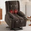 Fauteuil inclinable Power Lift avec massage et chaleur, ports USB et porte-gobelets
