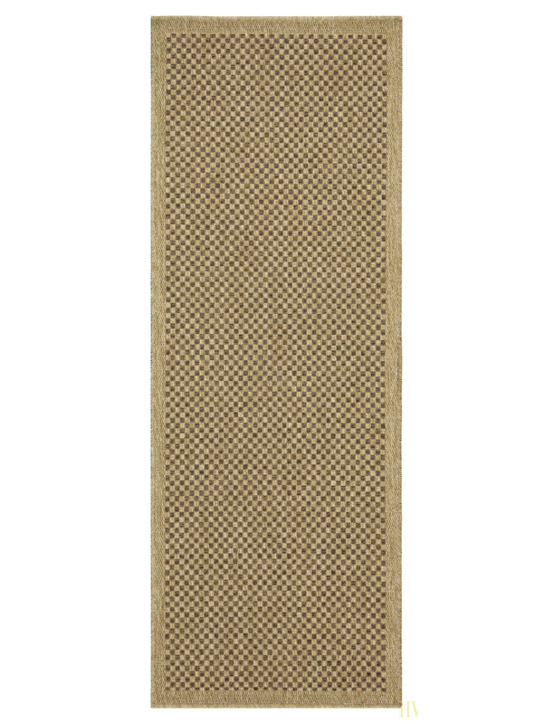 Earth GC_NTL1005 Jute/2 Ft. 7 In. X 7 Ft. 3 In. Indoor/Outdoor Area Rug, Runner 2'7" x 7'3"