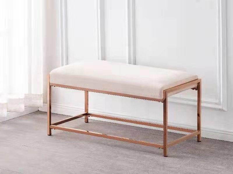 Haddam Velvet Upholstered Bench