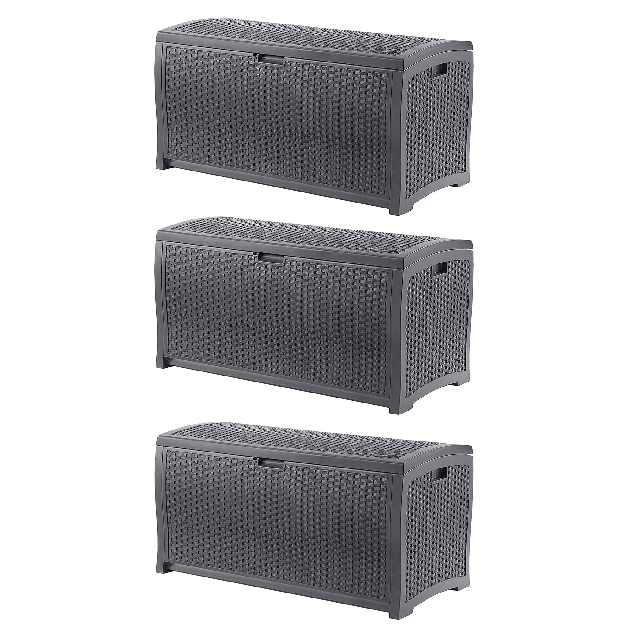 Suncast 50gal Deck Box - Dark Gray