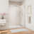 56" - 60" W x 76" H Reversible Frameless Shower Door with ClearMax Technology-1144062131