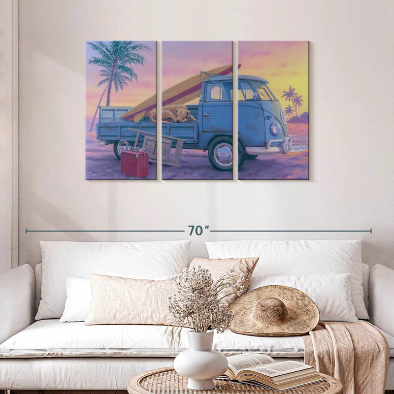 Mehar The Beach Boy, H 28 po x l 45 po