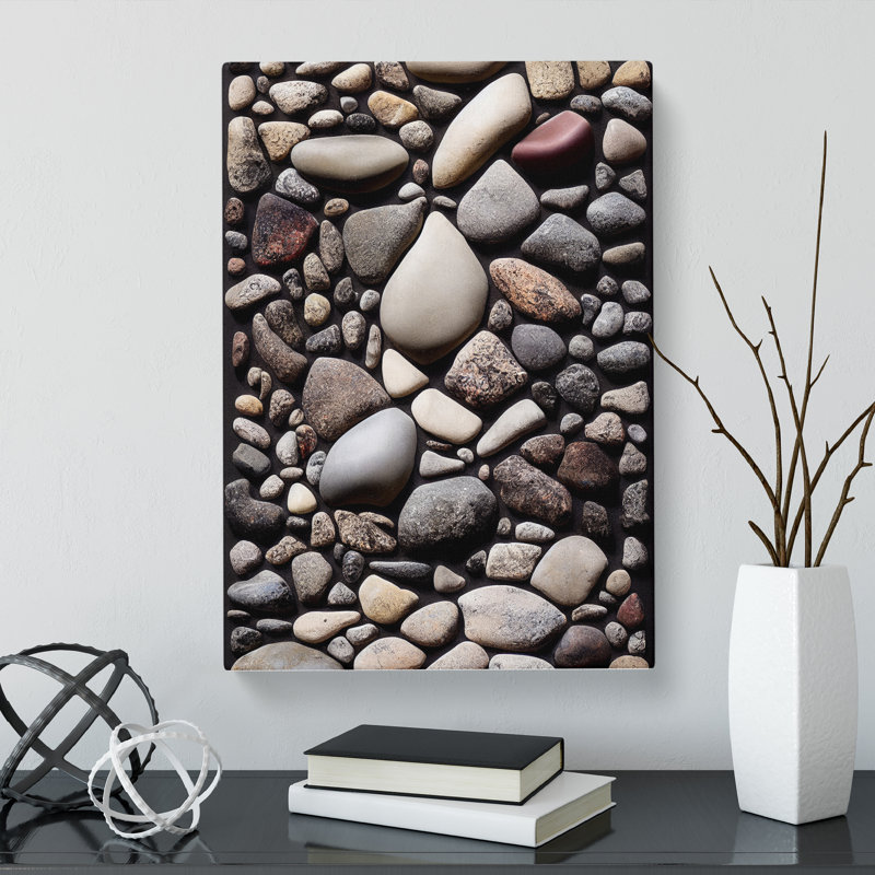 CAN-V0523-1789X Pebbles Vol.1 - Wrapped Canvas Print, 50cm H x 35cm W