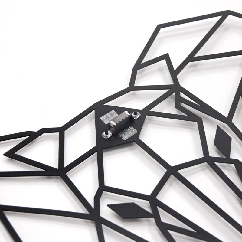 Elephant Wall Décor , Animal wall Decor, Geometric Design , Metal Home Decoration, 90cm H x 75cm W x 0.2cm D