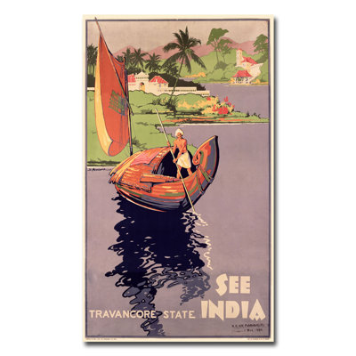 « see inde », publicité rétro sur toile tendue