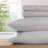 100% Cotton Percale Brushed & Washed 4 Piece Sheet Set-116302325-116250215