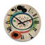Horloge murale moderne en bois surdimensionnée Rebborn-9669913