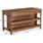 63" Solid Wood Counter Height Bar Table with Storage
