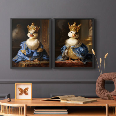 ANIMALS Series CCIII - Reproduction encadrée de qualité supérieure - prêt à être accroché - aucun clou requis - aucun clou requis