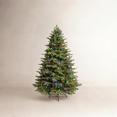 7.5' Lighted Fir Christmas Tree