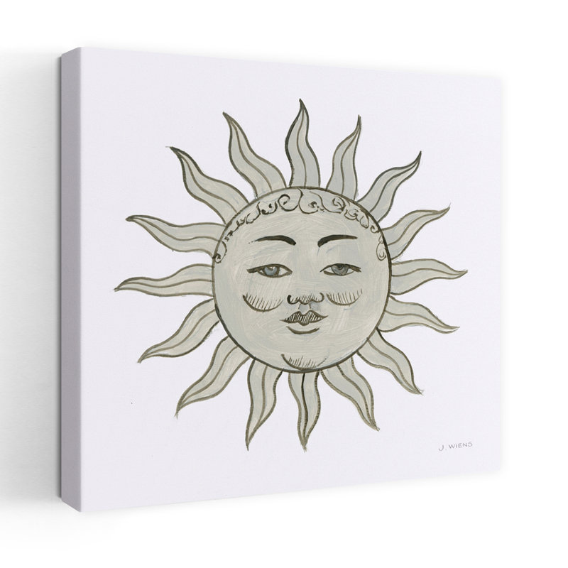 Soleil contemporain avec art noir astronomique, H 36 po x l 36 po