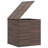 Water Resistant Poly Rattan Deck Box in Black-122498544-122498546