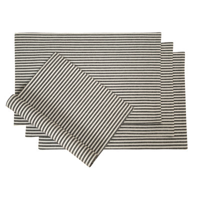 Brittaney Cotton Striped Rectangle Placemat