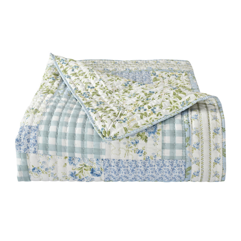 Kara Full Quilt Blue