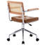 Chaise de bureau pivotante en similicuir Ayris-2021555490