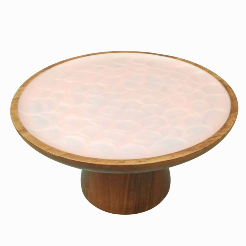 Capri Pink Cake Stand