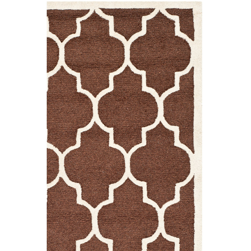 Cambridge Hand Tufted Wool Geometric Rug, Rectangle 2' x 3'