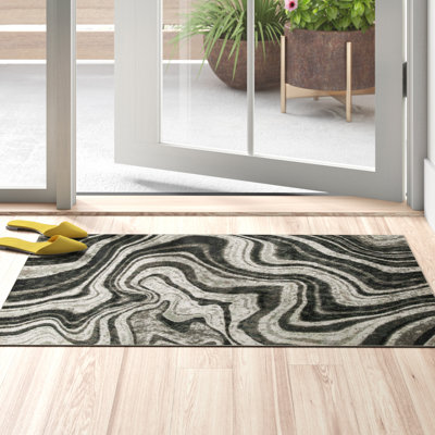 Tapis intérieur / extérieur en laine Atiyana