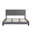 Base de lit plateforme confortable et élégante avec tête de lit capitonnée pour un sommeil relaxant et paisible