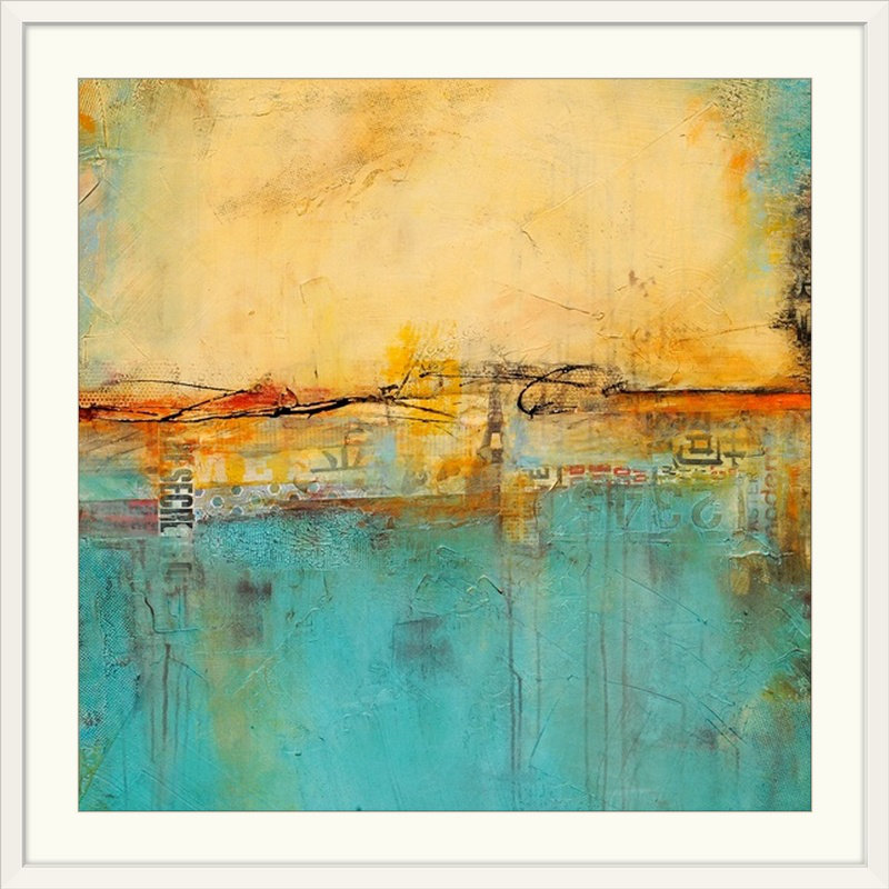 «Love Notes», impression, H 32 po x l 32 po x P 1 po, Cadre blanc
