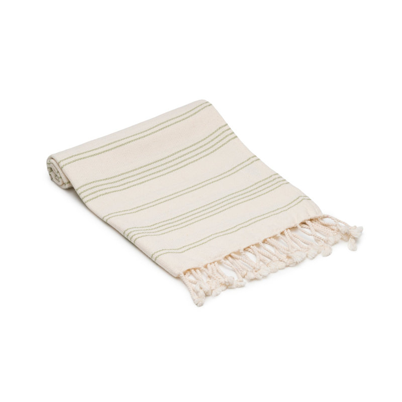 Ensemble de 4 serviettes à main en coton Heritage, Sage Green