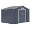 Rowlinson Trentvale Metal Apex Shed-219931956-166298694