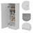 Richmond Rectangle Pantry Cabinet White-709554422