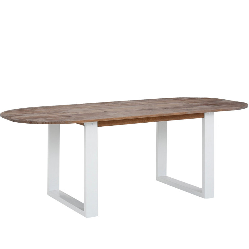 Clintonpark Pine Rectangular Wood Top Dining Table, 76cm H x 90cm L x 180cm W