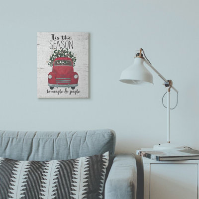 " Mingle And Jingle Red Truck "