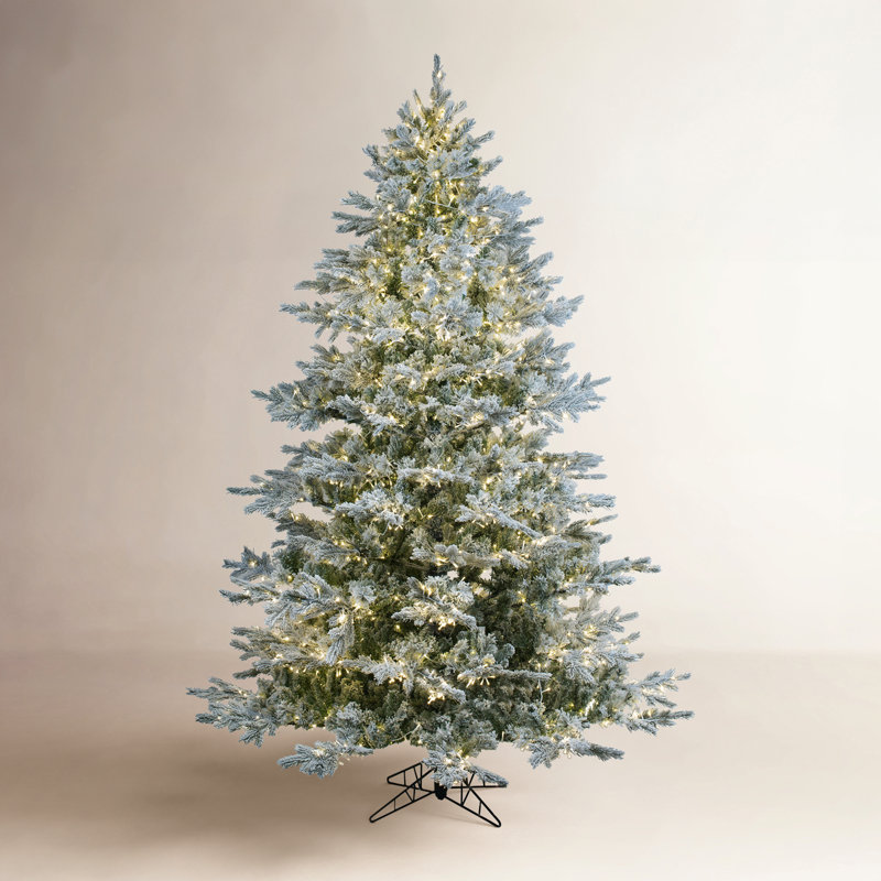 Kiana Lighted Artificial Pine Christmas Tree, 9' H
