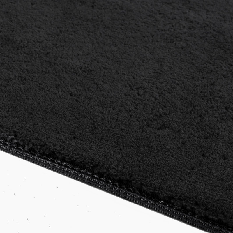 Tapis de couloir auto-adhésif 2 pi x 6 pi à usage multiple noir, Noir