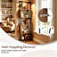 147cm H x 38cm W Metal Bookcase