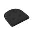 Coussin de siège en mousse à mémoire de forme en U épais et confortable de qualité supérieure Coussin de siège capitonné antidérapant Housse de siège intérieure en caoutchouc antidérapant de 17 po x 16 po pour bureau, chaises de cuisine, paquet de 4, noir-88354985