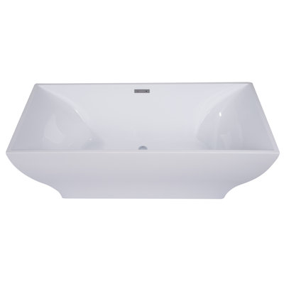 67 " L x 32 " W Freestanding and Mounting / Installation Required Soaking Acrylic Bathtub